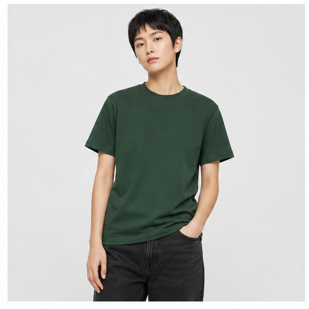 Men's Heavy Cotton Short Sleeve T-Shirt, Style G500, Multipack of 1|2|4|6|10, Make Your Own Customized Set! - model view